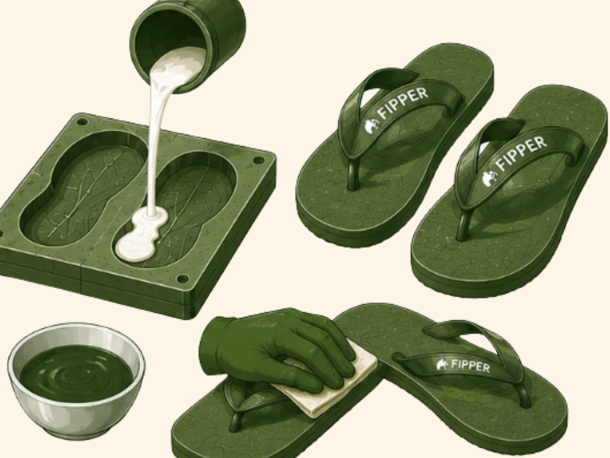 Vormen en afwerken: een Fipper Slipper!